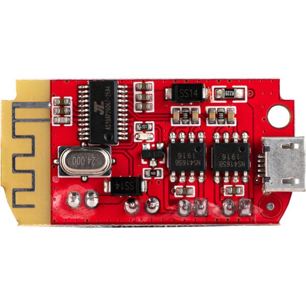 Main product image for Stereo 5.0 Bluetooth 2 x 5W 5VDC Amp Board with Tiny 1.6" x 0.8" Footprint and Battery Option 320-6000
